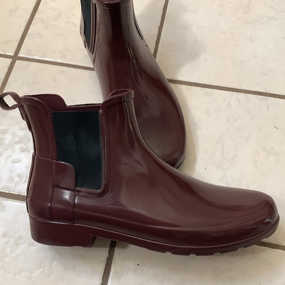 Hunter purple rain boots - Picture 2 of 7
